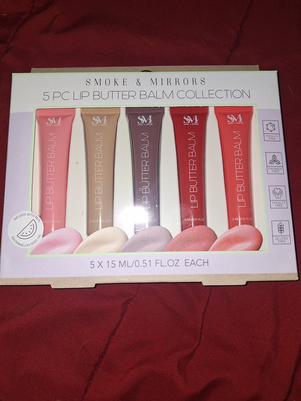 Smoke & Mirrors Lip Butter Balm Collection — Pink, Neutral, Mauve & Red Shades